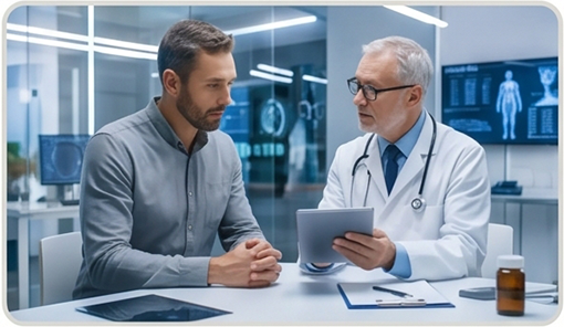 Doctor providing a personalized wellness consultation